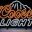 Image result for Coors Light Neon Sign