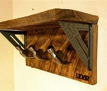 Image result for Metal and Wood into Coat Hanger