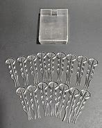 Image result for Clear Plastic Hair Pins