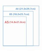 Image result for B5 vs A5 Size