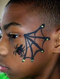 Image result for Spider Web Face Painting