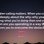 Image result for Quote About Higher Calling