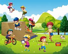 Image result for Sports Park Cartoon