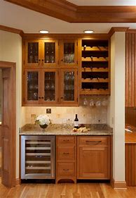 Image result for Built in Bar with Fridge