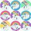 Image result for Rainbow Unicorn Stickers