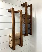 Image result for Wooden Towel Holder