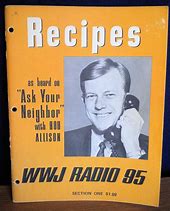 Image result for Recipes and Household Hints Ask Your Neighbor Bob Allison