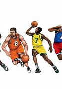 Image result for Cartoon NBA Players