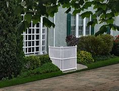 Image result for Outdoor White Vinyl Privacy Screens