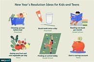 Image result for New Year Resolution Kids Ideas
