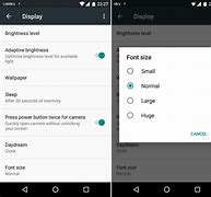 Image result for Android Change Font Size