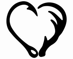 Image result for Fishing Hook Heart No Background