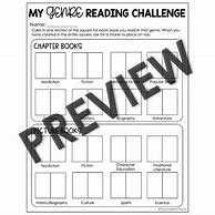 Image result for Genre Challenge Reading Log 4th Grade