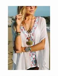 Image result for White Tunic Length T-Shirt