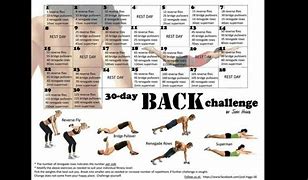 Image result for 30-Day Back Exercise Challenge