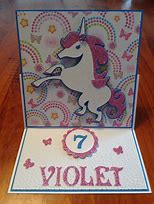 Image result for Unicorn Birthday Cards to Make