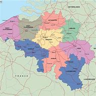 Image result for Belgium Political Map