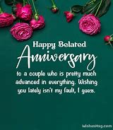 Image result for Belated Wedding Anniversary Cards