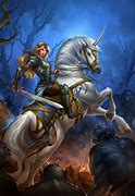 Image result for Woman and Unicorn Art