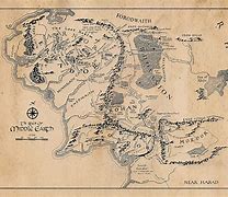 Image result for Middle Earth Map Poster
