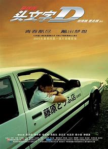 Image result for Initial D Cartoon Movie