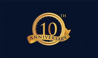 Image result for 10th Anniversary Logo Design