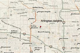 Image result for Arlington Heights Map