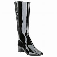 Image result for Black Patent Leather Boots