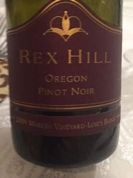 Rex Hill Pinot Noir Maresh 的图像结果