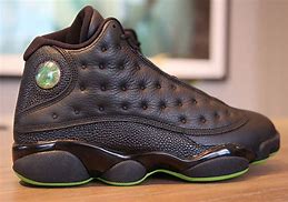 Image result for Jordan 13 Black Green