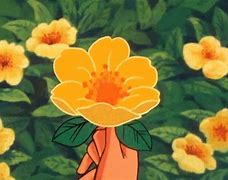 Image result for Aesthetic Yellow Animated Flower