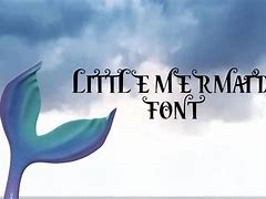 Image result for Little Mermaid Font Free