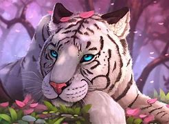 Image result for Trippy Tiger Art