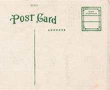 Image result for Back of Postcard Template 4X6