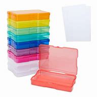 Image result for 4X6 Plastic Photo Storage Boxes