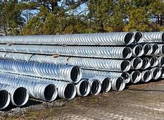 Image result for Galvanized Culvert Drain Pipe 6 In