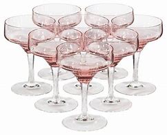 Image result for Pink Champange Glasses Home Goods