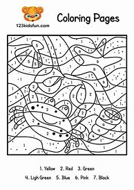 Image result for Color by Number Coloring Sheets