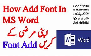 Image result for Install Word Fonts