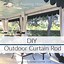 Image result for DIY Outdoor Patio Curtain Rods