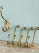 Image result for Brushed Brass Coat Hooks