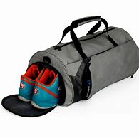 Image result for Gym Duffel Bag with Shoe Compartment