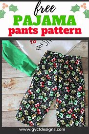 Image result for Printable Pajama Pants Pattern