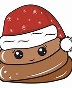 Image result for Poop Emoji with Santa Hat