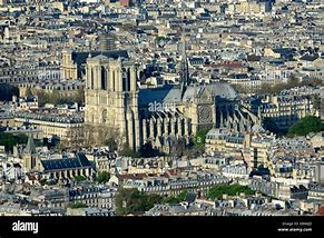Image result for Notre Dame Cathedral Paris Aerial View