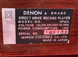Image result for Vintage Denon Turntables