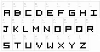 Image result for 5 Pixel Font