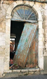 Image result for Old Broken Door