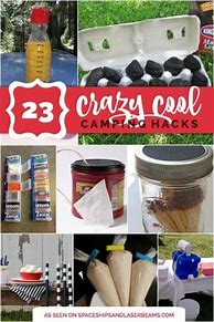 Image result for Camping Hacks and Tricks