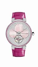 Image result for Louis Vuitton Watch Pink with Flowers